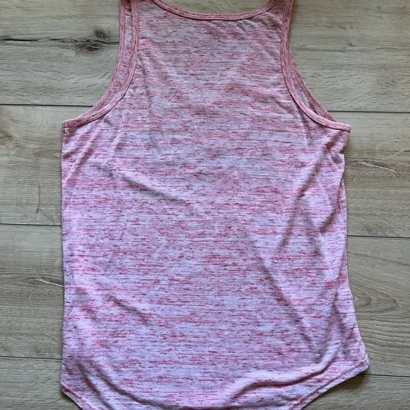 WORLD Strongest Mom Tank Top, Pink, Small - Picture 4 of 8